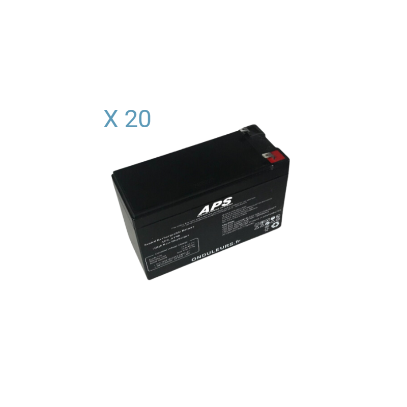 BATU163 - Kit batteries pour onduleur UNITEK Cyclone 6000 RK