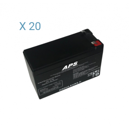 BATU163 - Kit batteries pour onduleur UNITEK Cyclone 6000 RK
