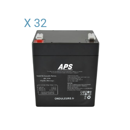 BAT5108 - Kit batteries pour extension batteries d'onduleur APC SMART-UPS SRT SRT192RMBP et SRT192BP